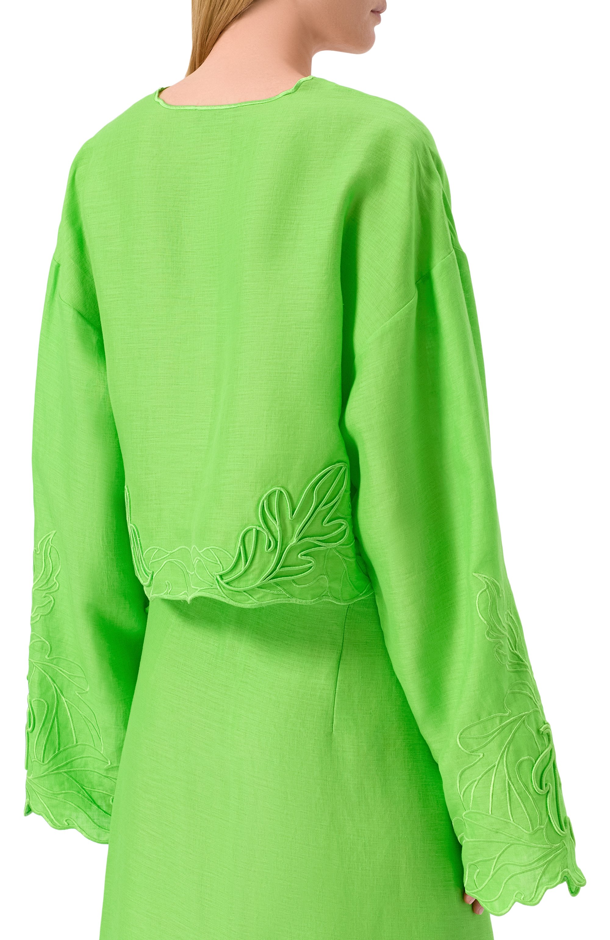 Льняной топ AKHMADULLINA, арт. 1125.2BL604/L517, фото 4