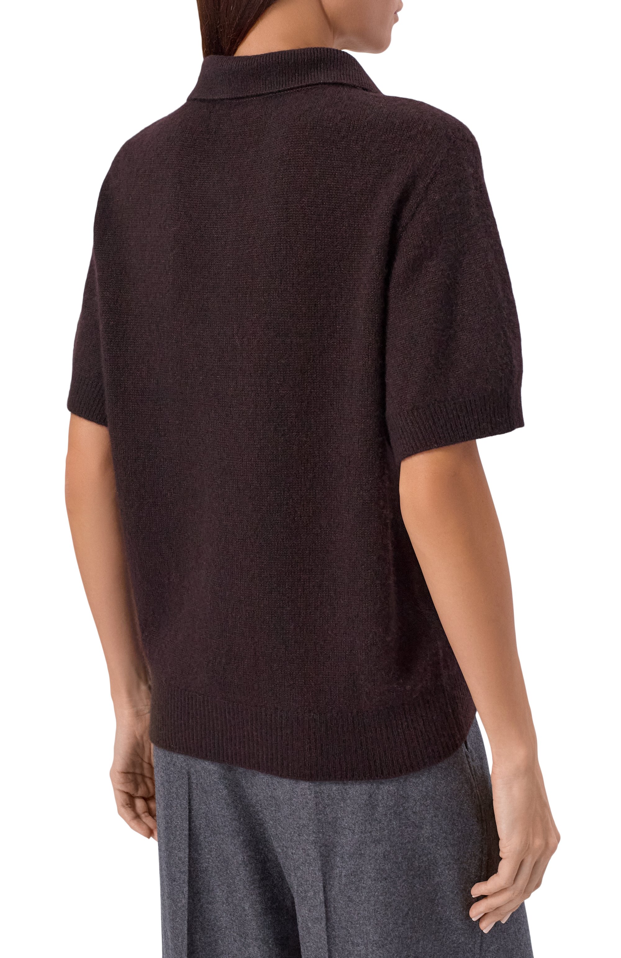 Поло из кашемира и шелка KITON, арт. D6072931928, фото 4