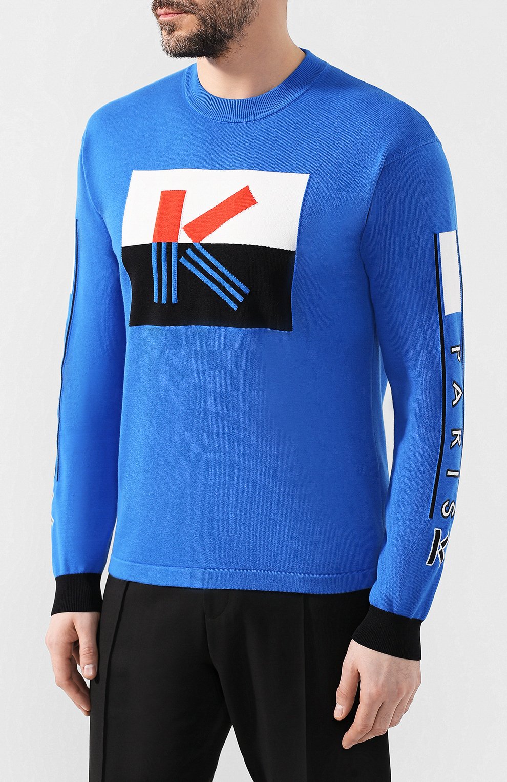 Хлопковый джемпер KENZO, арт. 5PU2403LB, фото 3