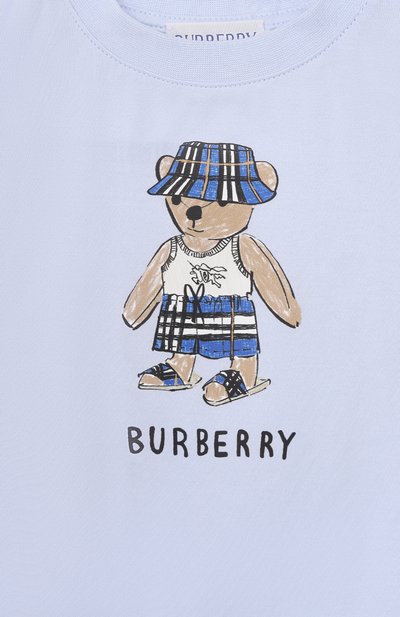 Хлопковый комбинезон BURBERRY, арт. 8119305, фото 3