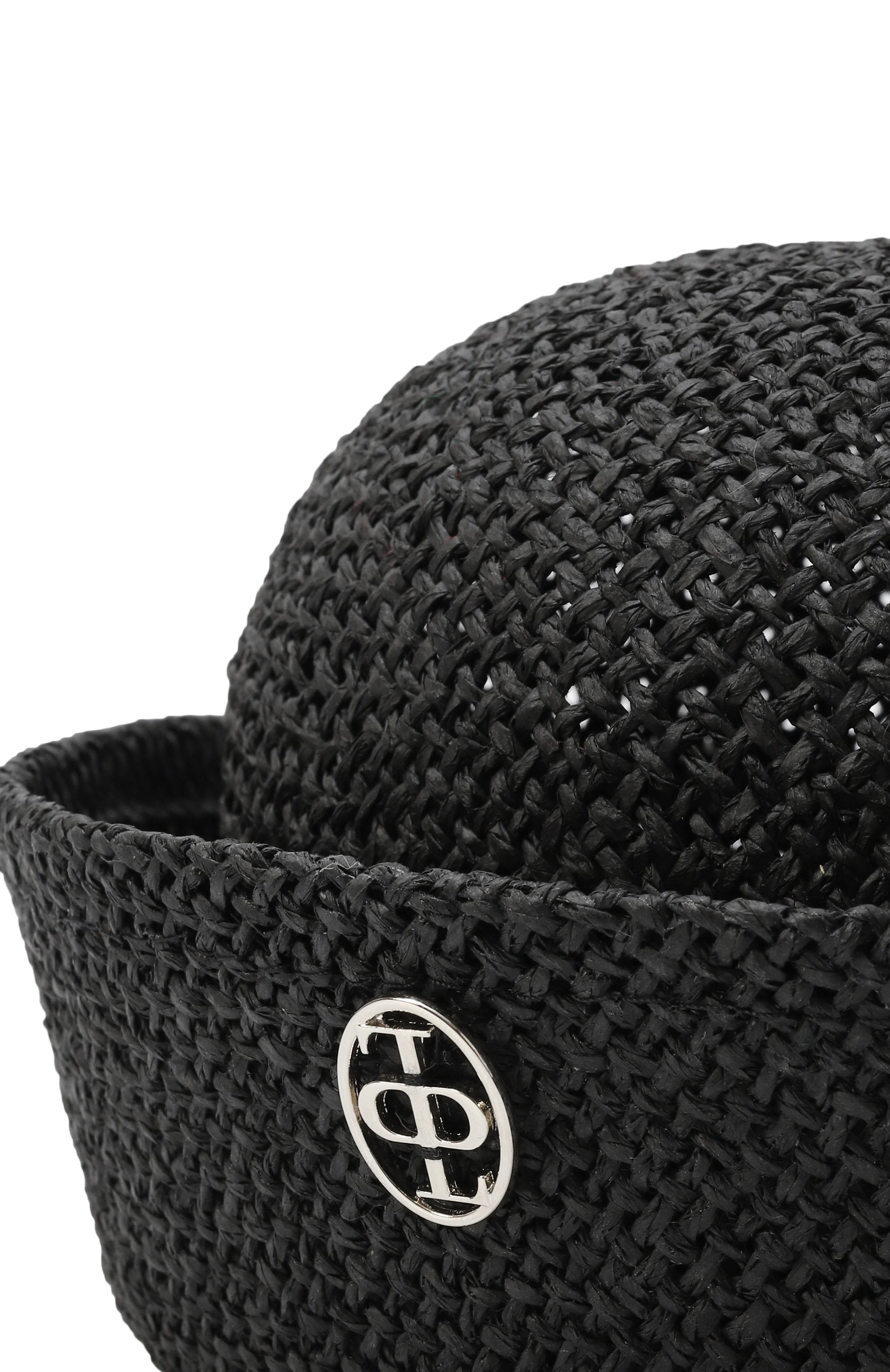 Соломенная матроска FETISH черного цвета по цене 24000 руб., арт. BLEKM, фото 4 Соломенная матроска FETISH, арт. BLEKM, фото 4