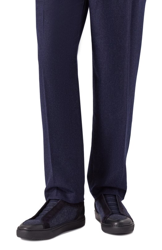 Комбинированные кеды Doucal's DU3218ERICPN661N Синий  DU3218ERICPN661N Фото 3