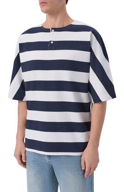 Хлопковая футболка JACQUEMUS белого цвета по цене 39400 руб., арт. 26ETSM00581/AJ00045, фото 3 Хлопковая футболка JACQUEMUS, арт. 26ETSM00581/AJ00045, фото 3