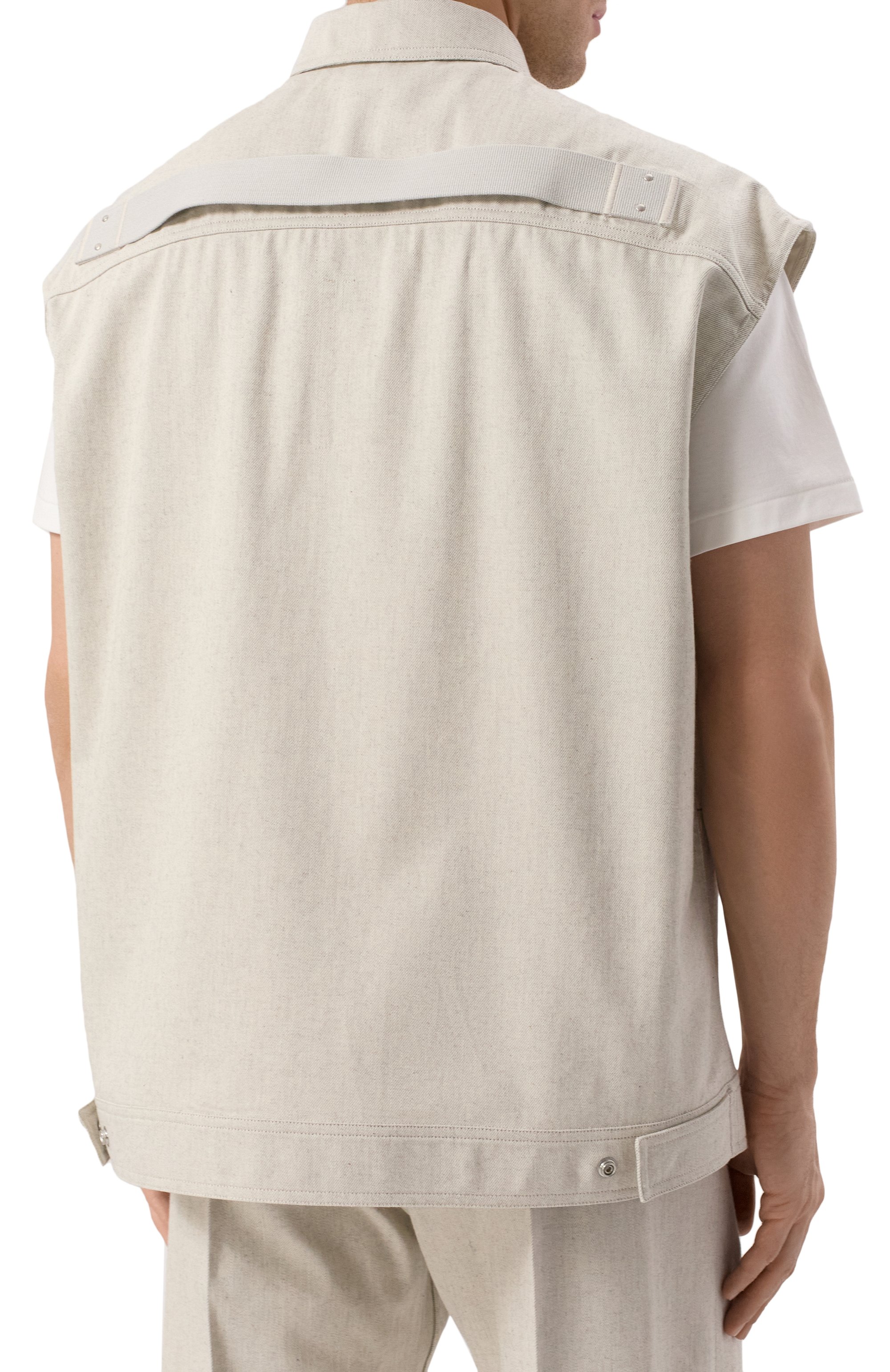 Хлопковый жилет RICK OWENS, арт. RU01E5776/DRD, фото 4