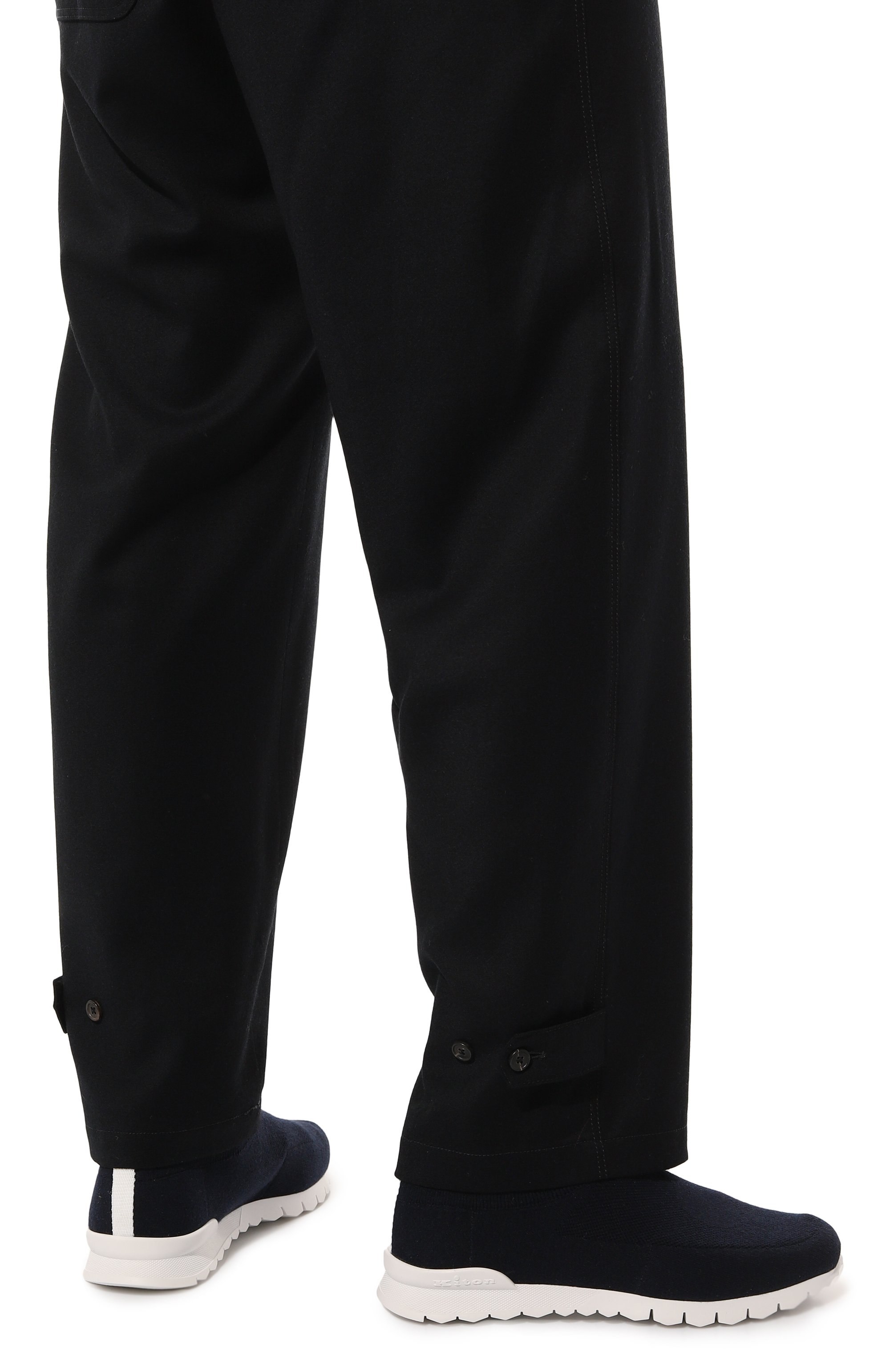 Текстильные кроссовки KITON, арт. USSA089N01046, фото 3