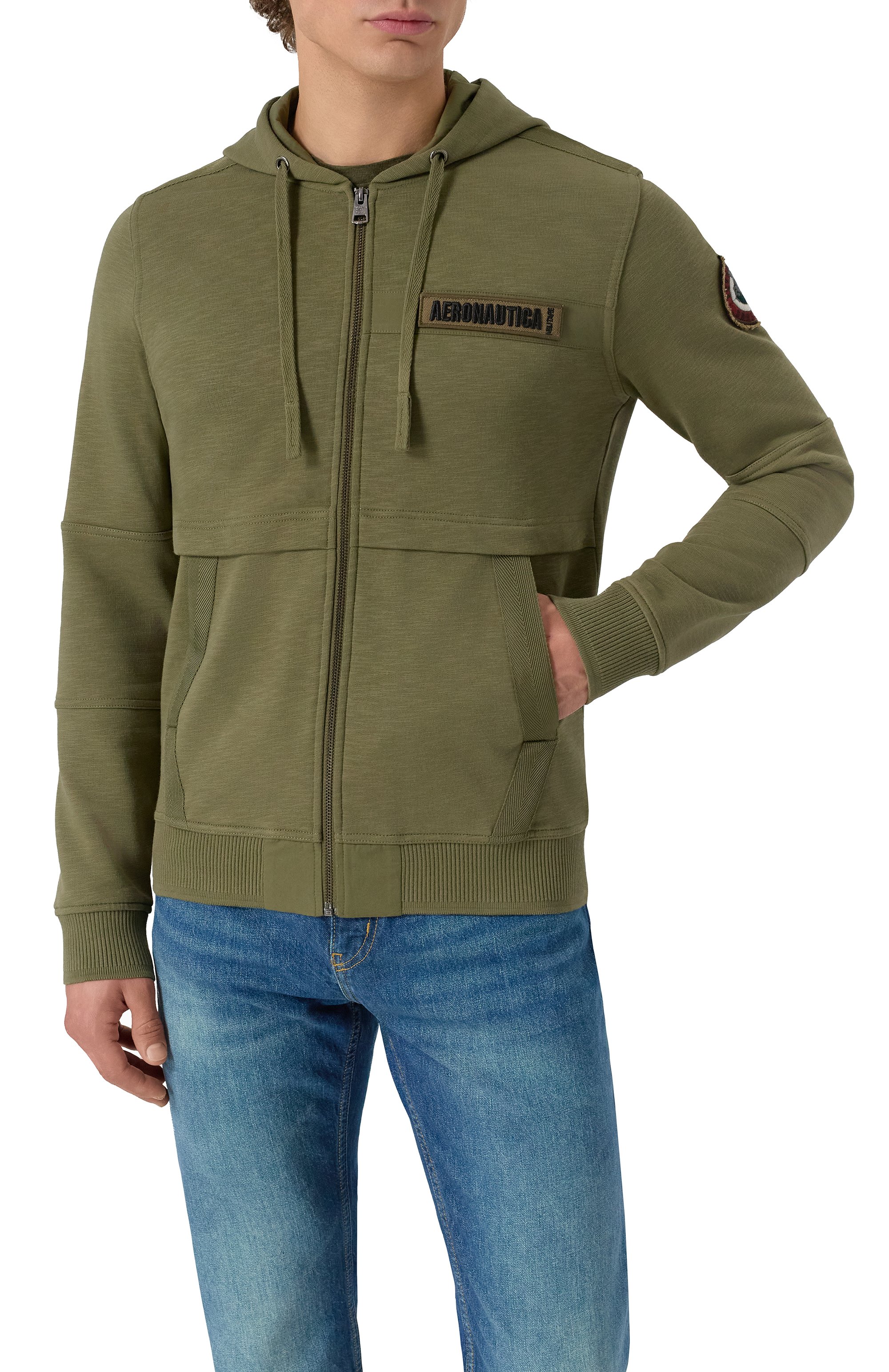 Хлопковая толстовка AERONAUTICA MILITARE, арт. 251FE2013F585, фото 3