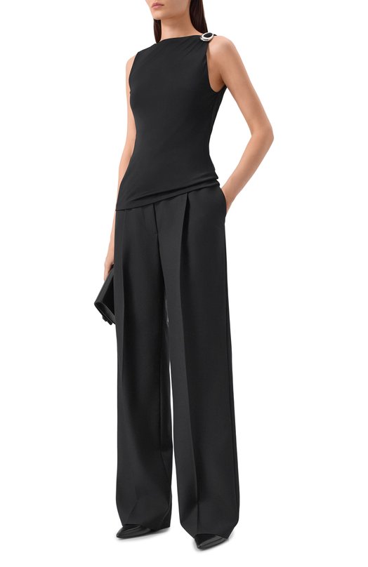 Топ из вискозы HUGO 50555782 Чёрный  50555782 Фото 2