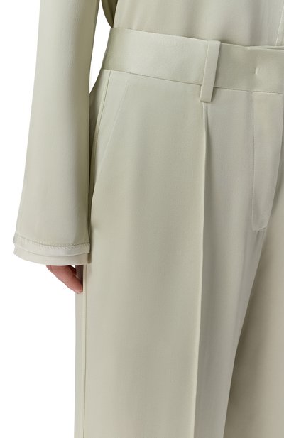 Брюки JIL SANDER зеленого цвета по цене 184000 руб., арт. J02KA0380/J76018, фото 5 Брюки JIL SANDER, арт. J02KA0380/J76018, фото 5