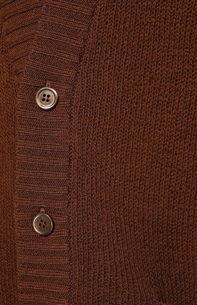 Кашемировый кардиган PRADA, арт. UMG109-1Z9F-F0005-221, фото 5