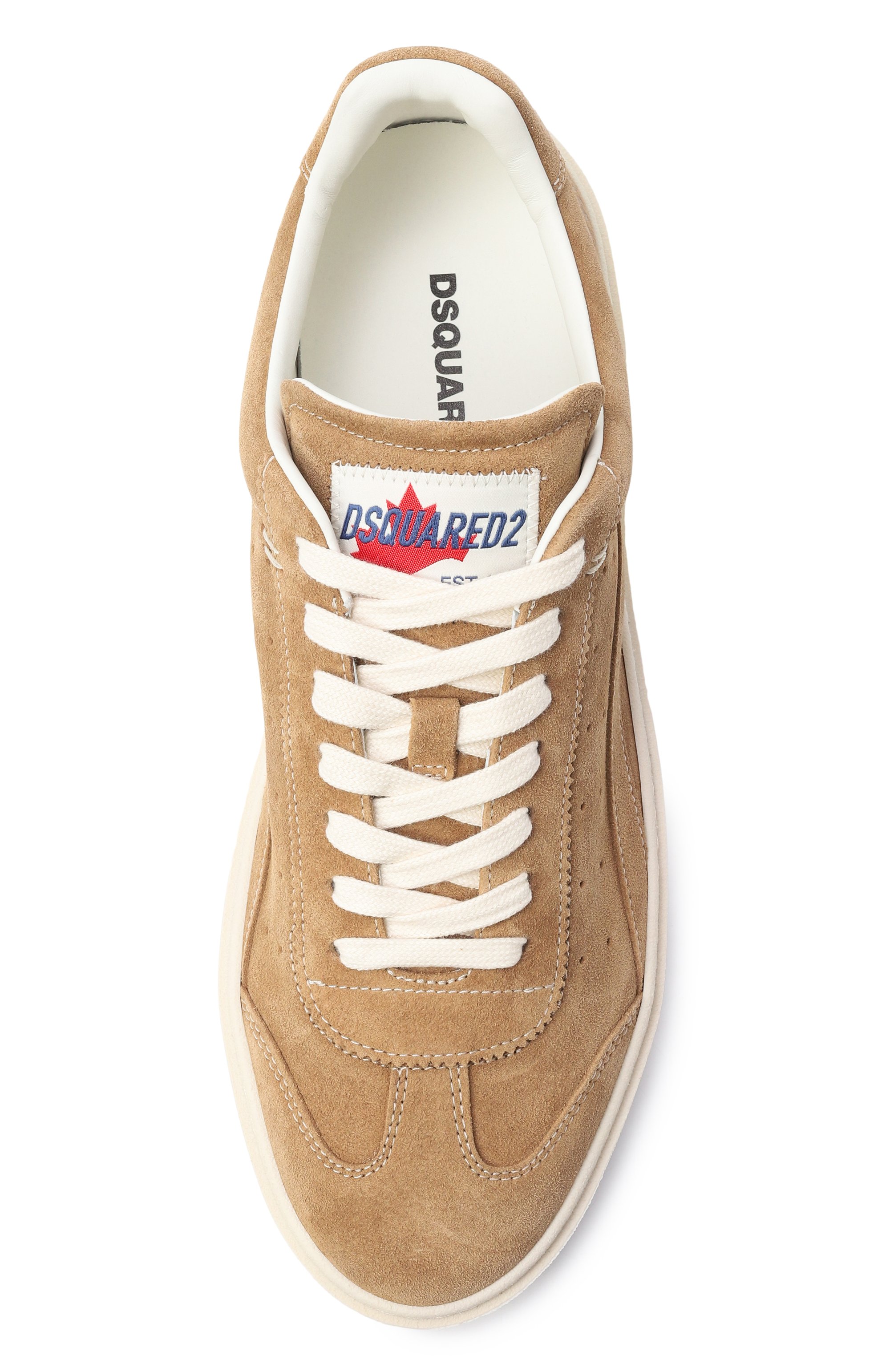 Замшевые кеды rider DSQUARED2, арт. SNM0470/01503520, фото 6