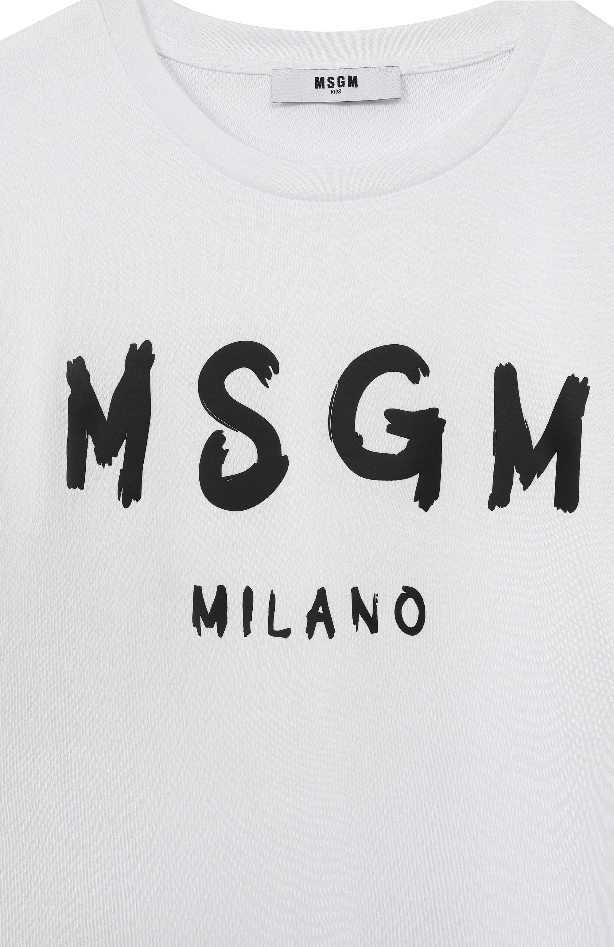 Хлопковое платье MSGM KIDS, арт. S6MSJGDR068, фото 3