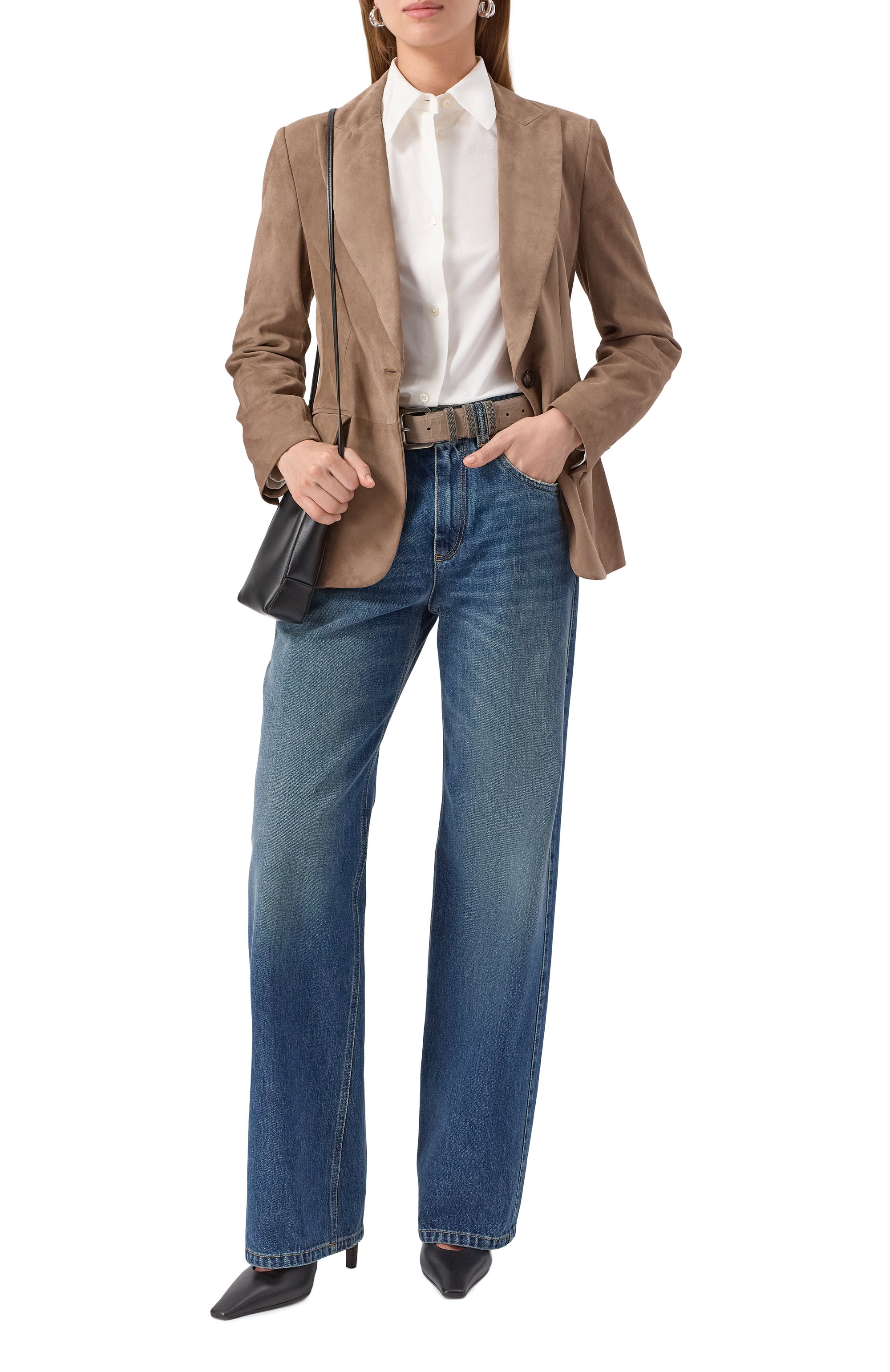 Замшевый жакет BRUNELLO CUCINELLI, арт. MPCLF208XP, фото 2