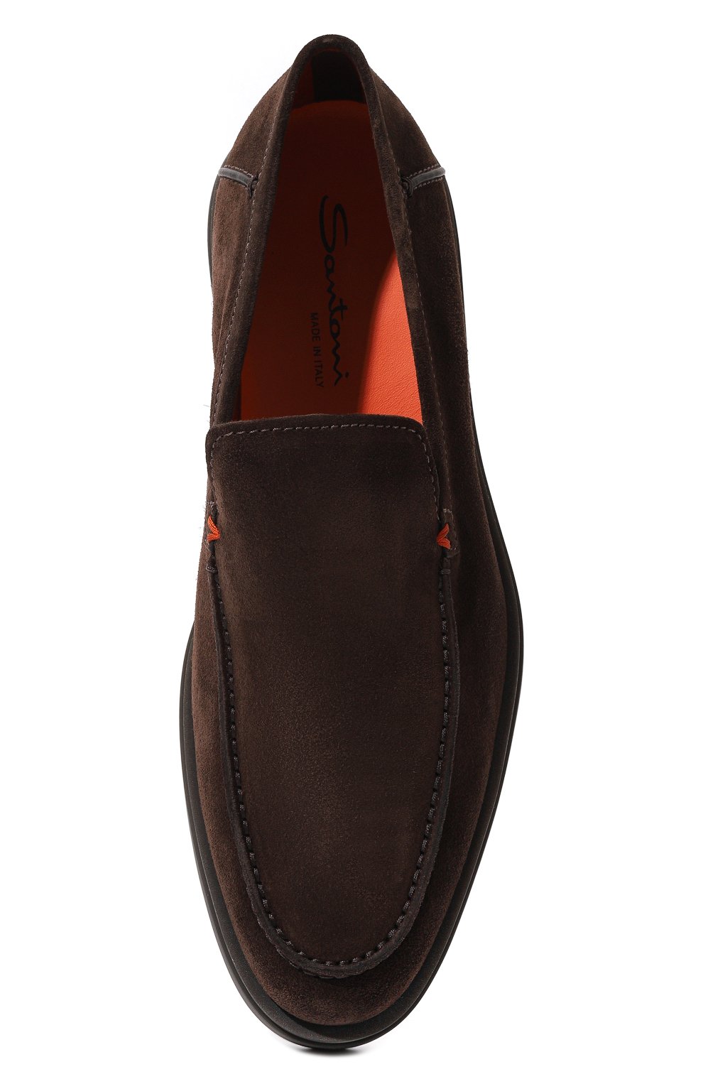 Замшевые лоферы detroit SANTONI, арт. MGDG17824SM0KSJ1, фото 6