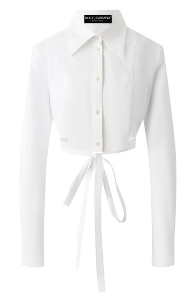 Женская хлопковая рубашка DOLCE & GABBANA, арт. F5S50T/FUFNJ
