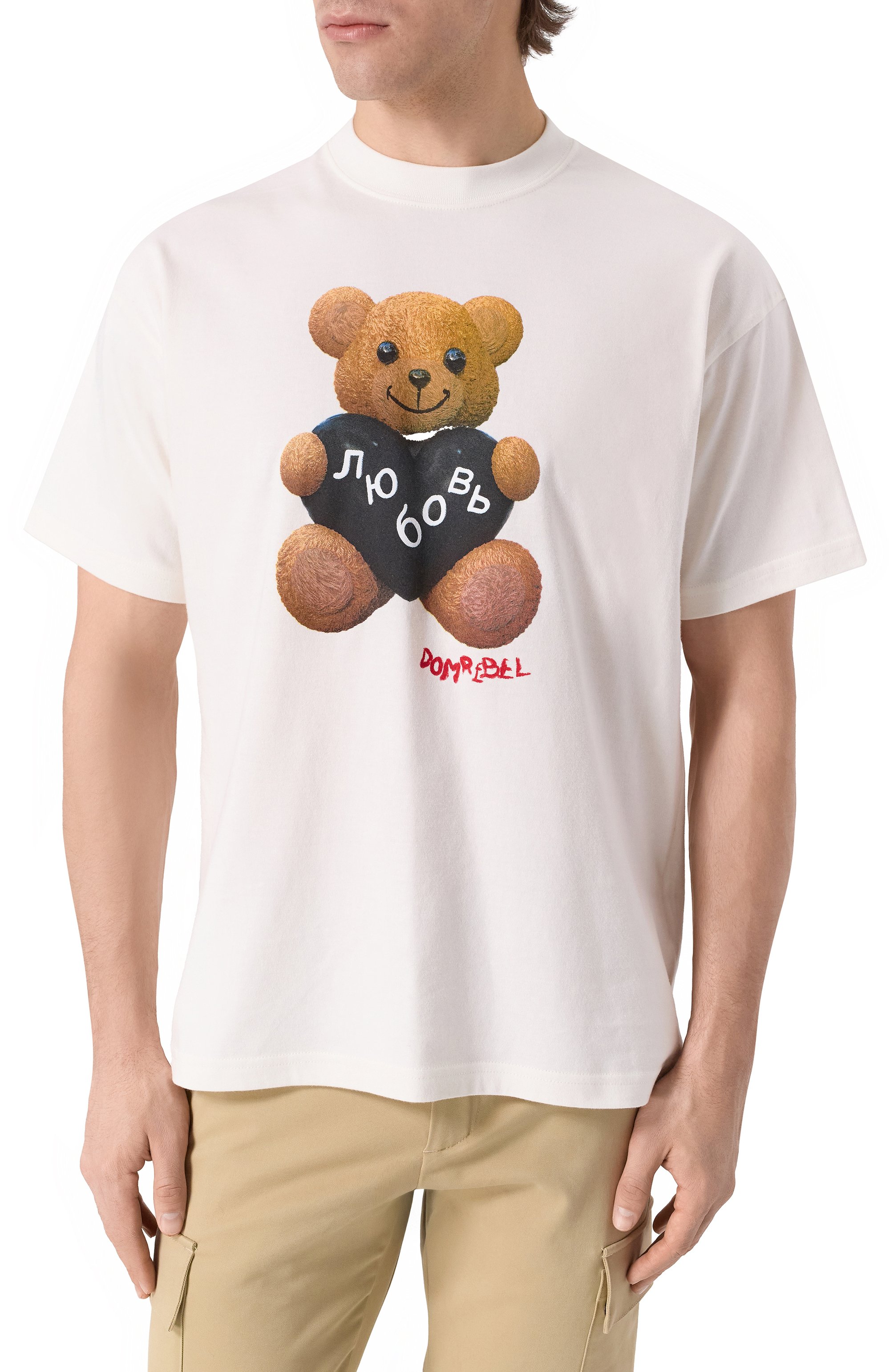 Хлопковая футболка DOMREBEL, арт. M L0VEBEAR/TSHIRT, фото 3