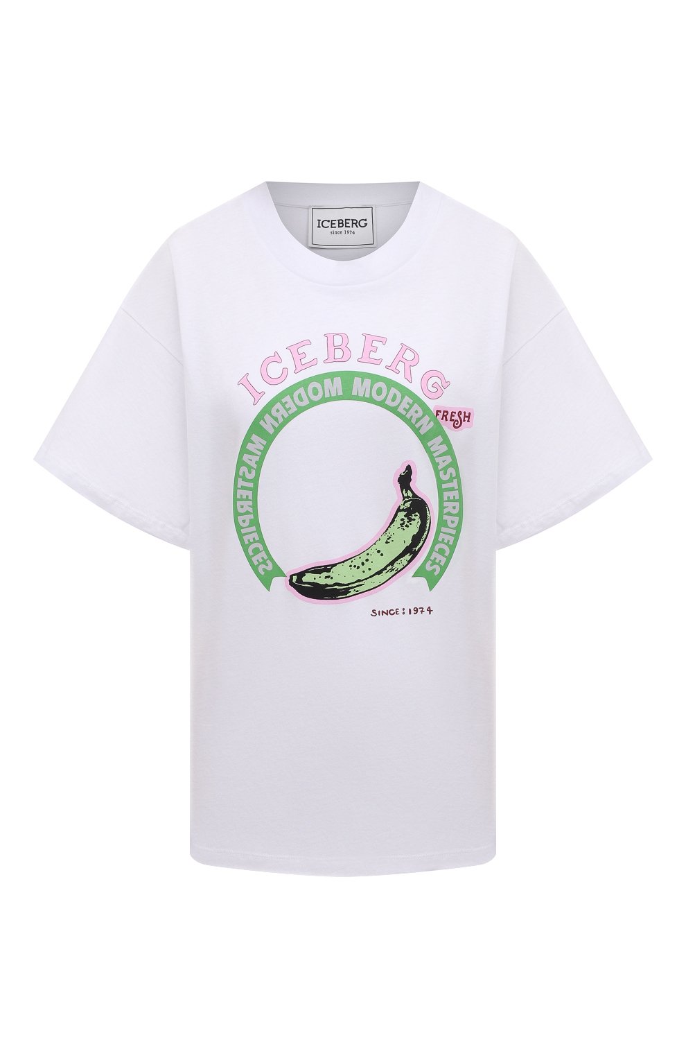 Хлопковая футболка ICEBERG, арт. 22E I2P0/F5A2/6301, фото 1