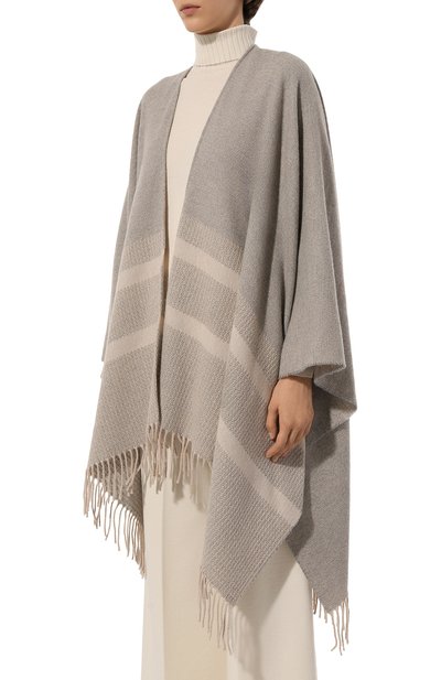 Шерстяное пончо D.EXTERIOR, арт. 59974, фото 3