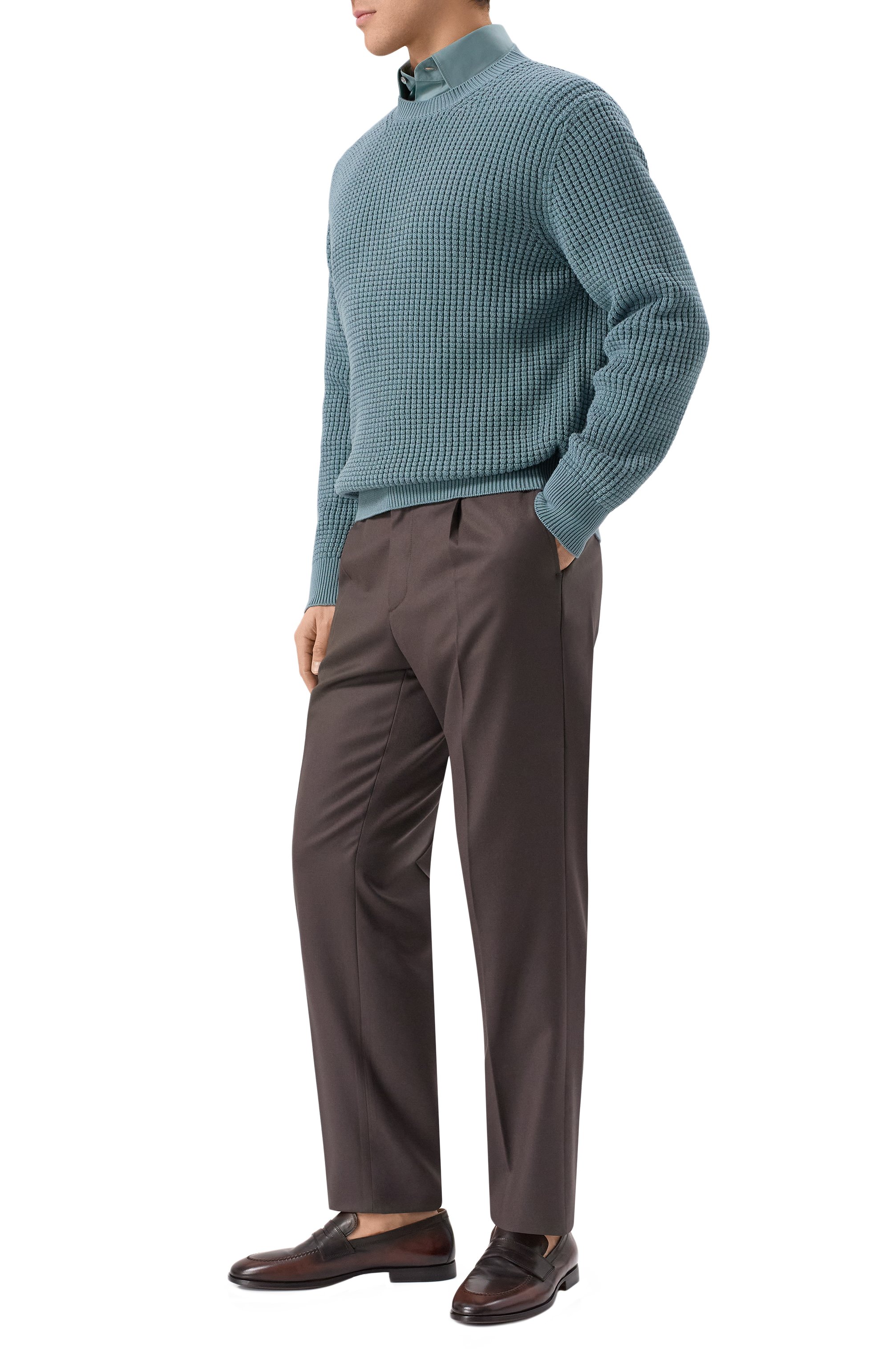 Кожаные пенни-лоферы PANTANETTI, арт. 18572D, фото 2