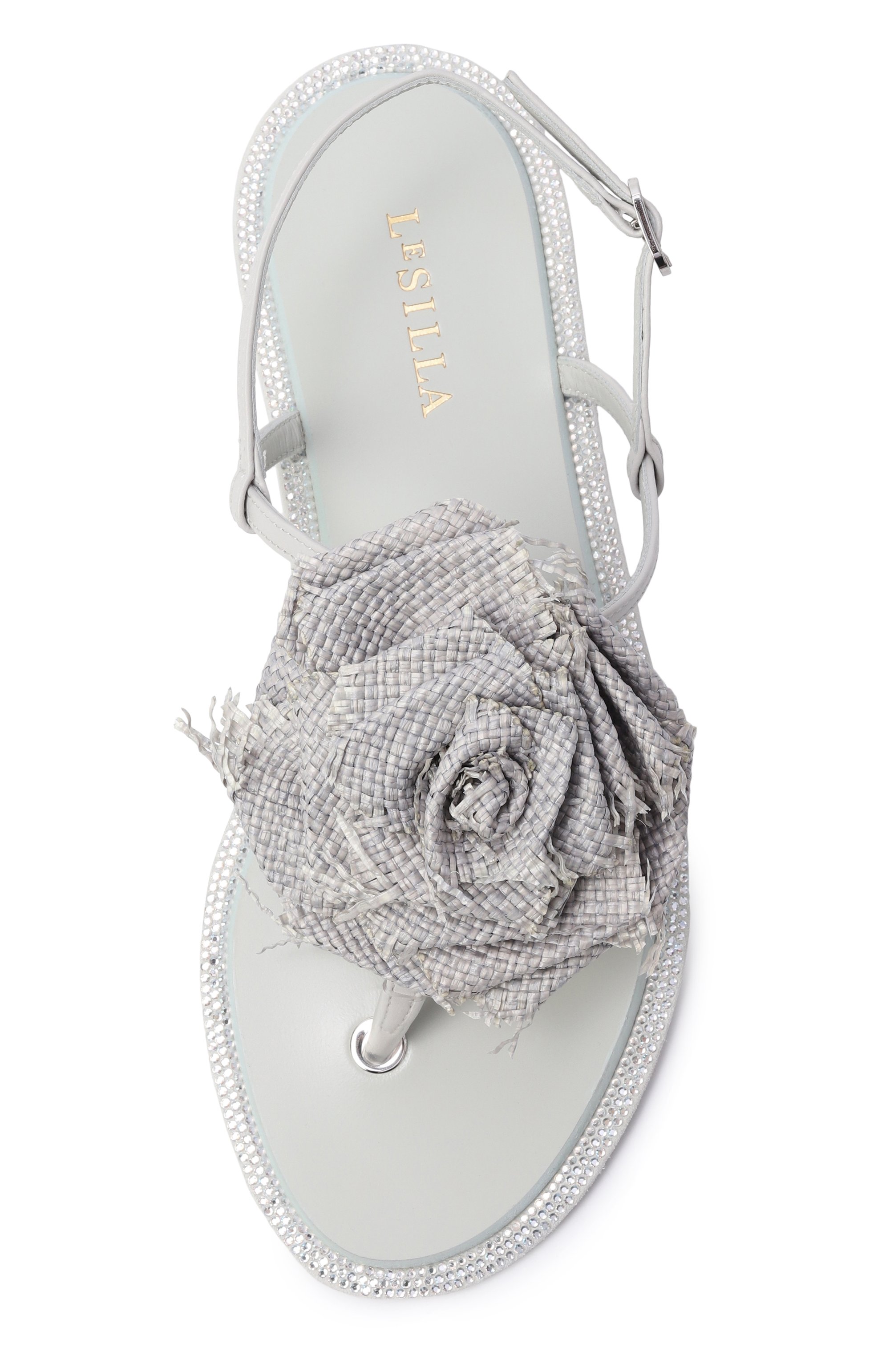 Комбинированные сандалии rose LE SILLA, арт. 1214B020MTPPNEM, фото 6