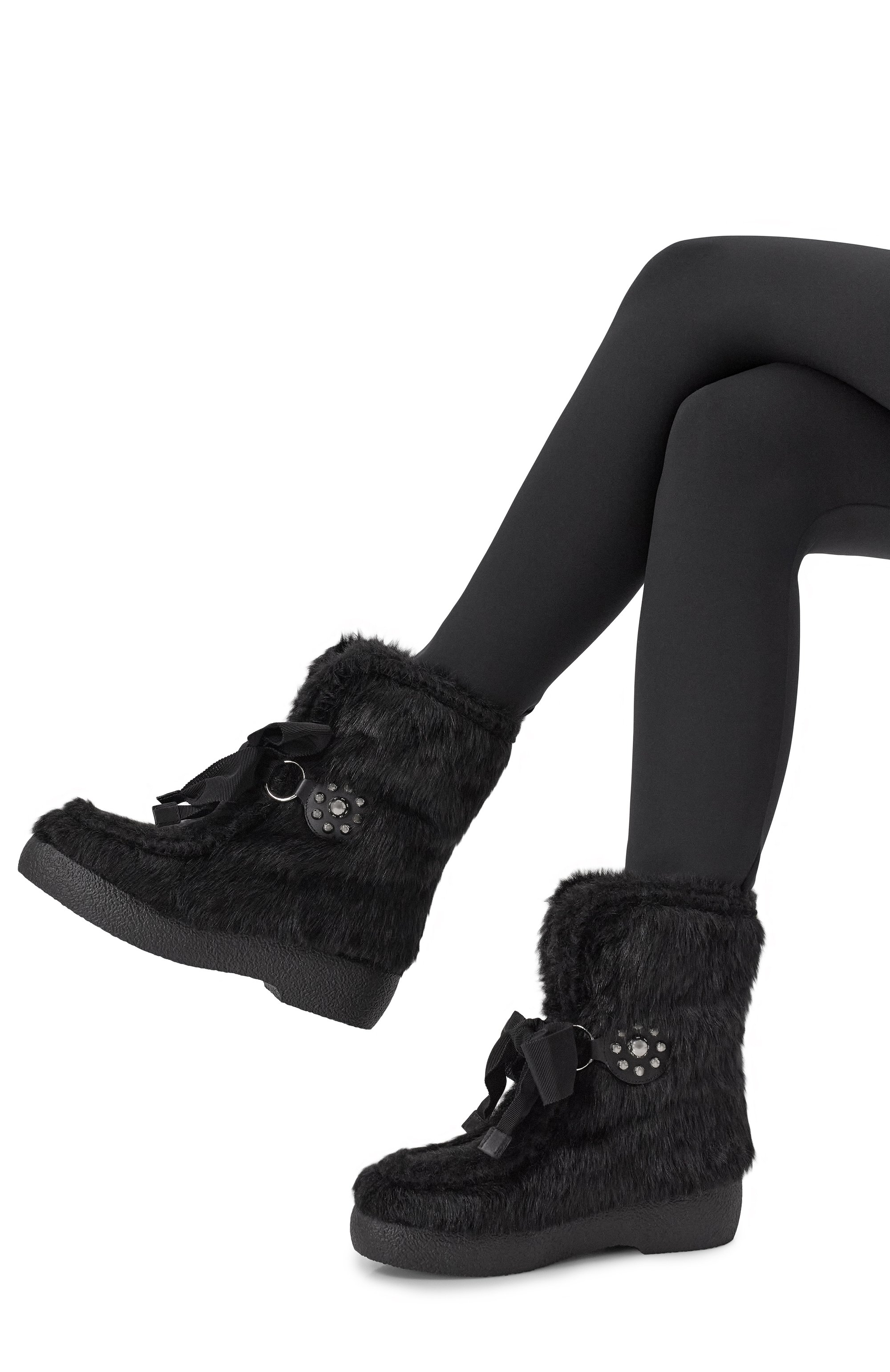 Полусапоги snowish из экомеха VALENTINO, арт. 7W2S0MM7/XFE, фото 2