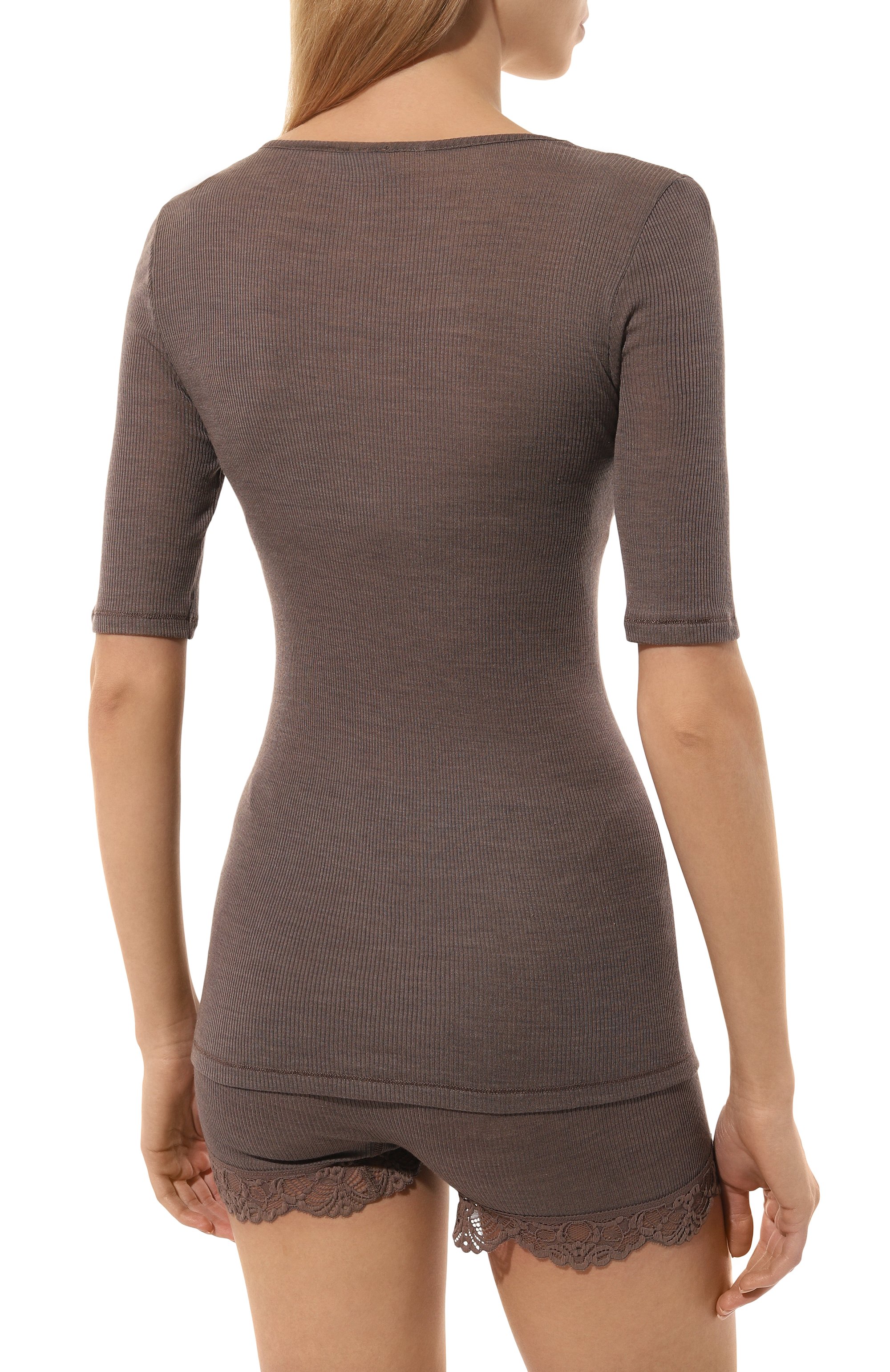 Футболка из шерсти и шелка HANRO, арт. 070913, фото 4