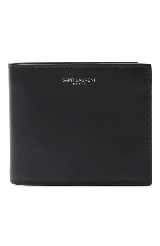 Кожаное портмоне Saint Laurent 396303/0U90E Синий 396303/0U90E