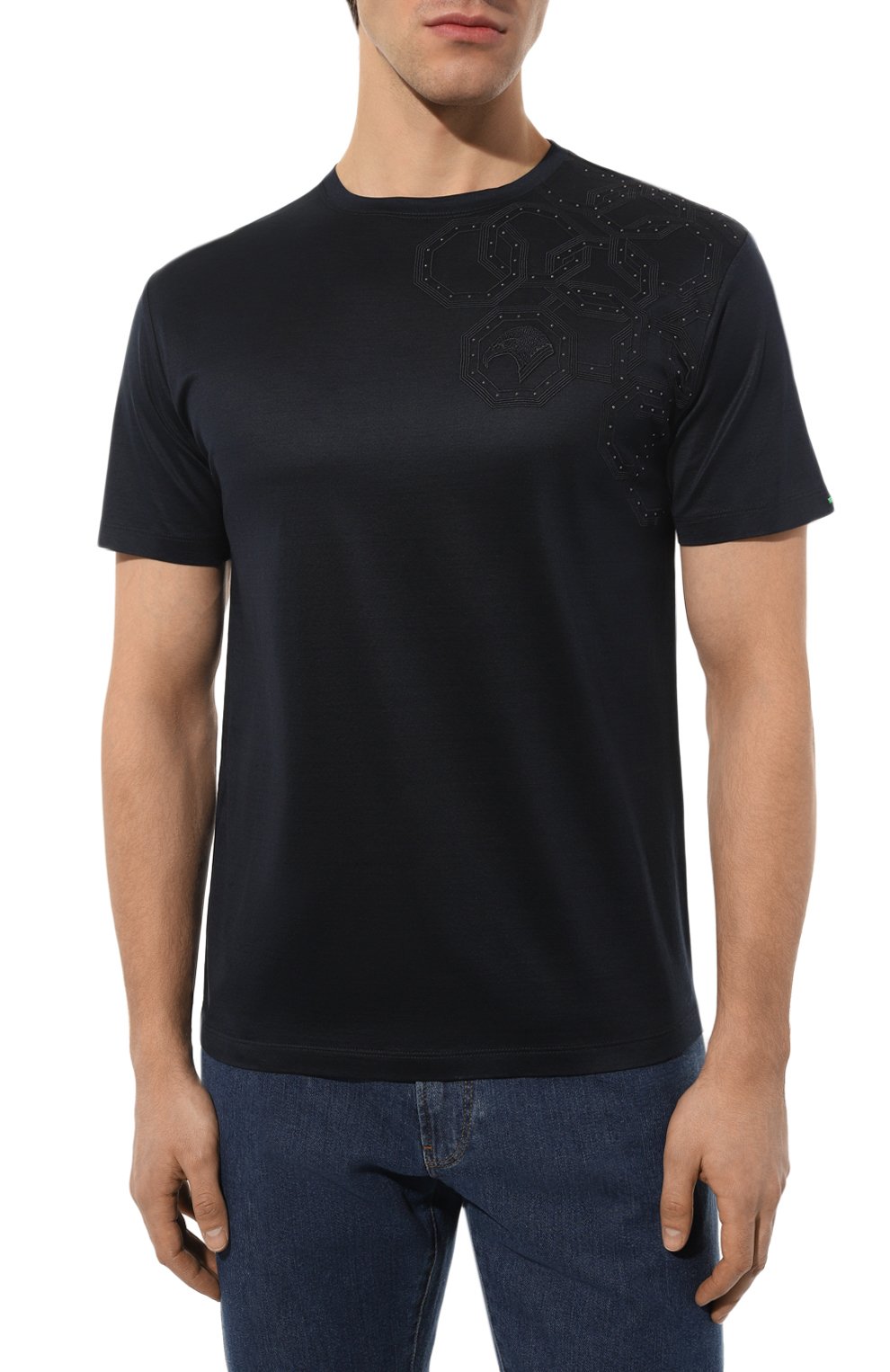 Хлопковая футболка STEFANO RICCI, арт. MNH3102120/TE0001, фото 3