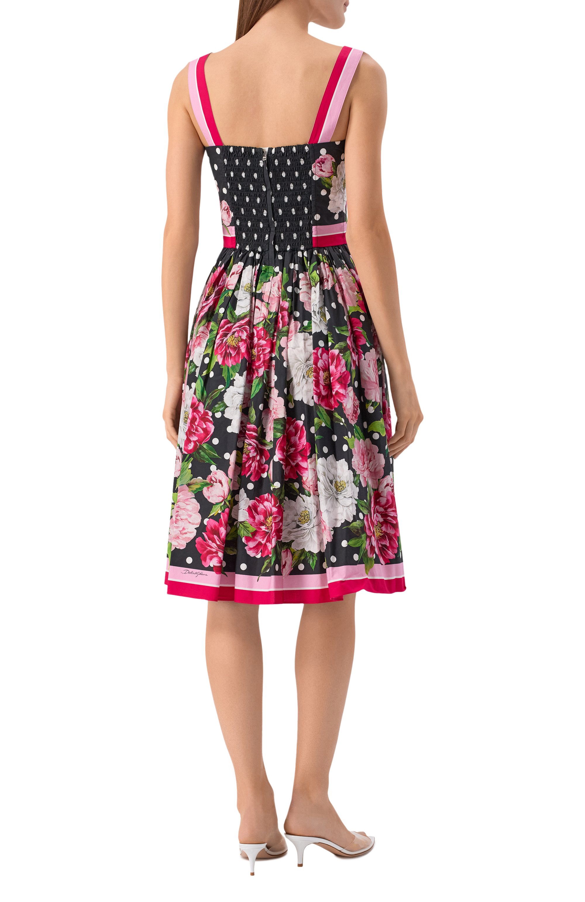 Хлопковое платье DOLCE & GABBANA, арт. I6JP3W/HH5ER, фото 4