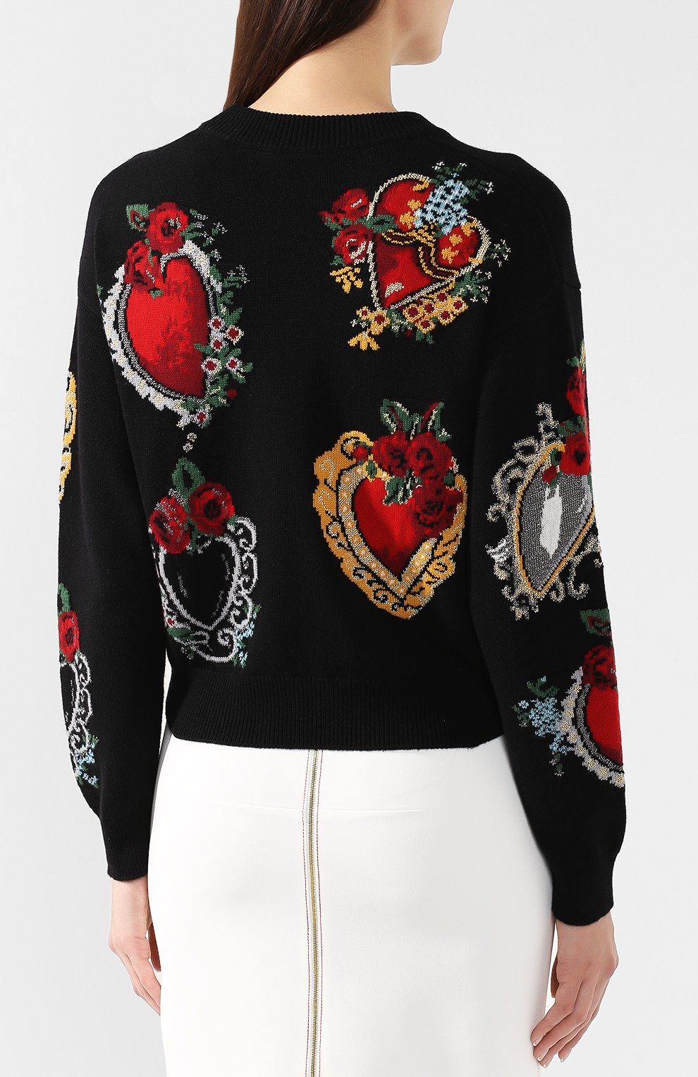 Кашемировый пуловер DOLCE & GABBANA, арт. FX435T/JAMUN, фото 4
