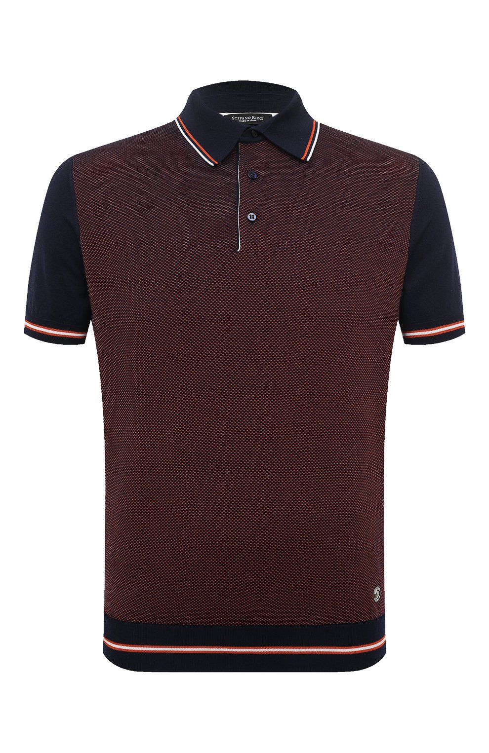 Поло из шелка и хлопка STEFANO RICCI, арт. K818044P13/F23172, фото 1