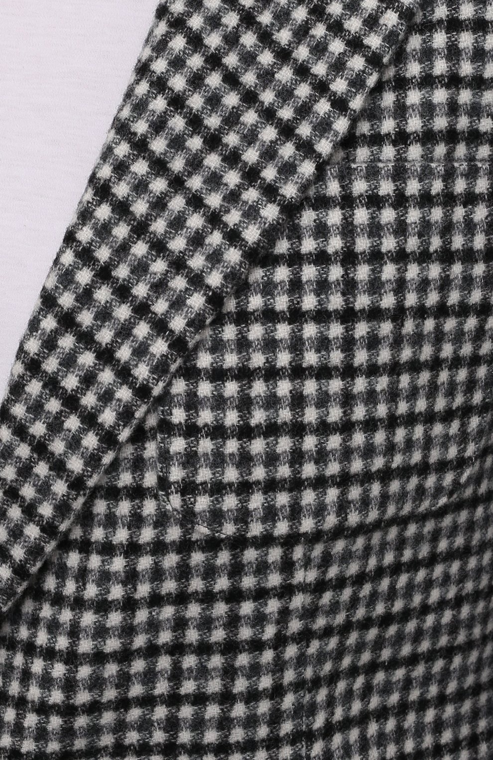 Шерстяной жакет EMPORIO ARMANI черно-белого цвета по цене 104500 руб., арт. BNG29T/B2121, фото 5 Шерстяной жакет EMPORIO ARMANI, арт. BNG29T/B2121, фото 5