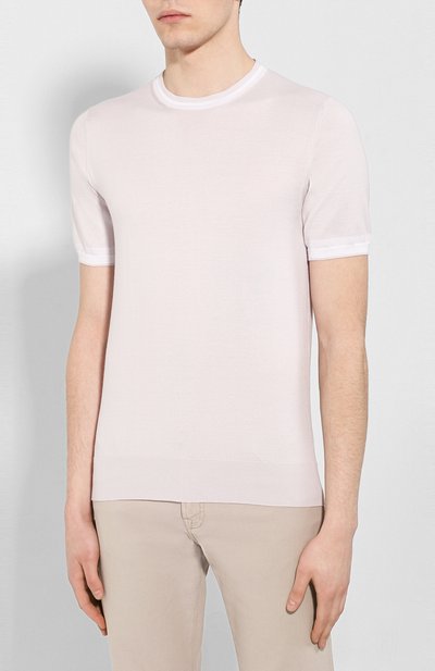 Джемпер из смеси хлопка и кашемира FIORONI, арт. MK20609A2, фото 3