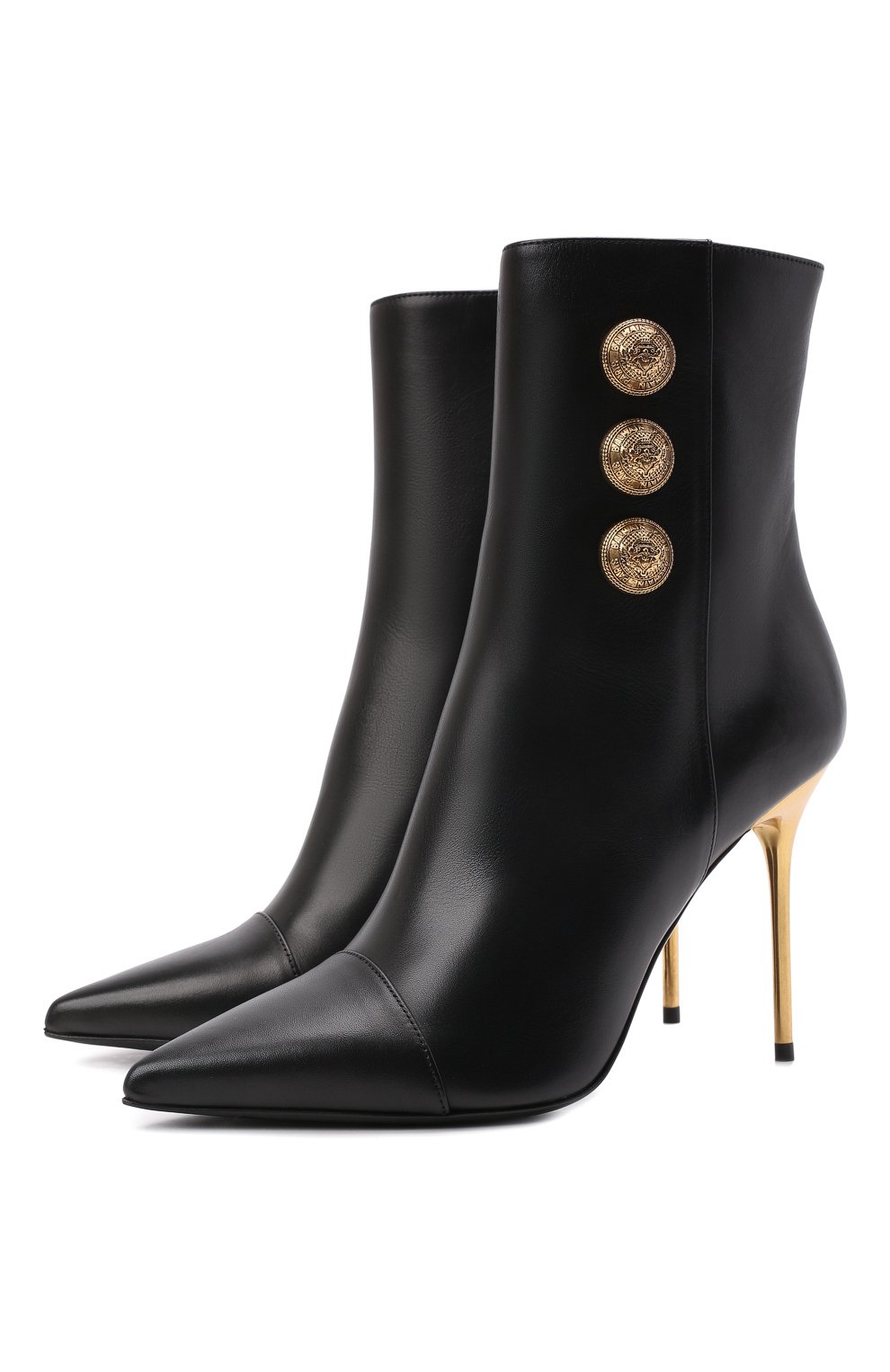 Кожаные ботильоны BALMAIN, арт. XN1TA522/LVIT, фото 1