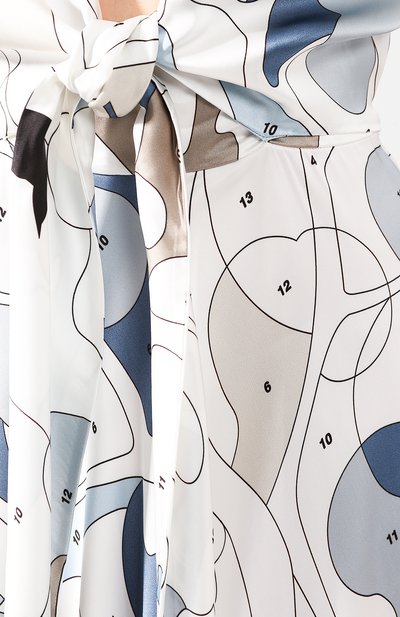 Платье из вискозы OFF-WHITE разноцветного цвета по цене 99500 руб., арт. 0WDB219S20FAB0020106, фото 5 Платье из вискозы OFF-WHITE, арт. 0WDB219S20FAB0020106, фото 5