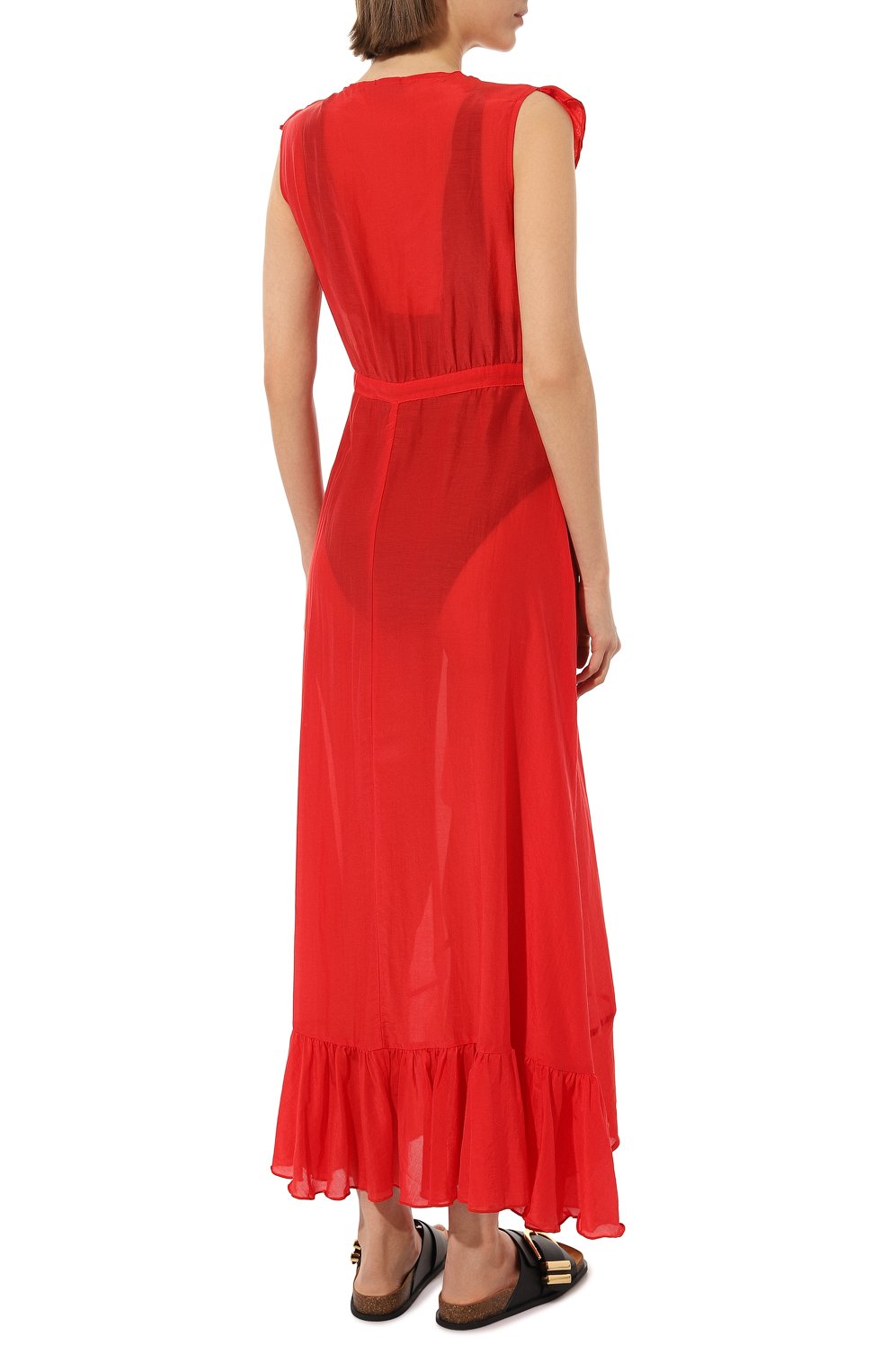 Платье из хлопка и шелка NATAYAKIM, арт. NY-030BW, фото 4