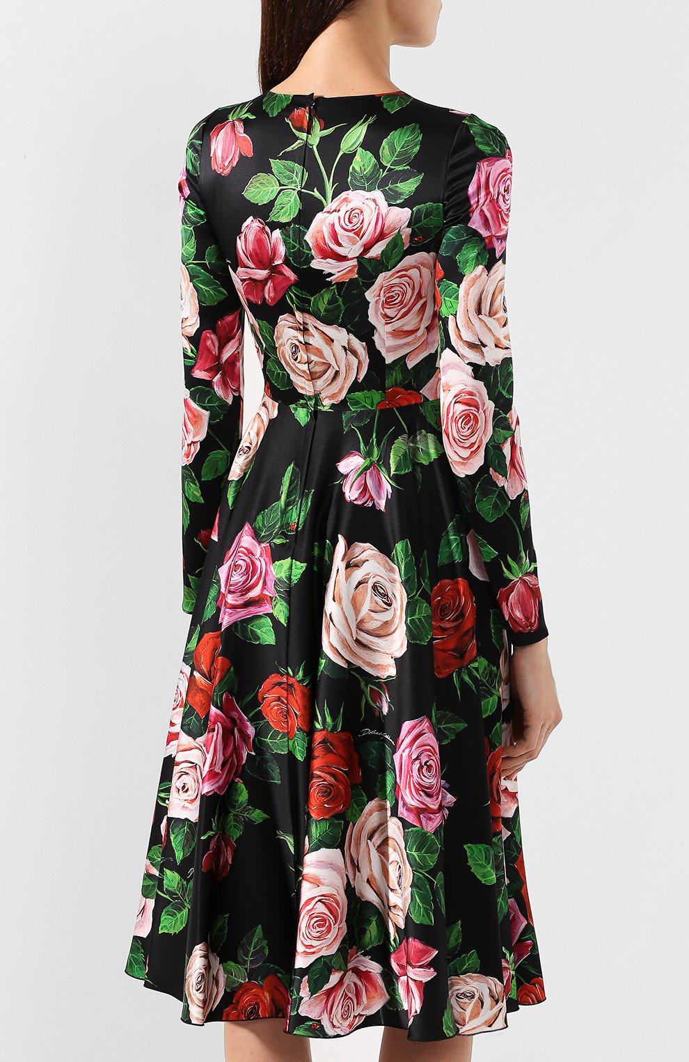 Шелковое платье DOLCE & GABBANA, арт. F6B8ET/FSAX8, фото 4