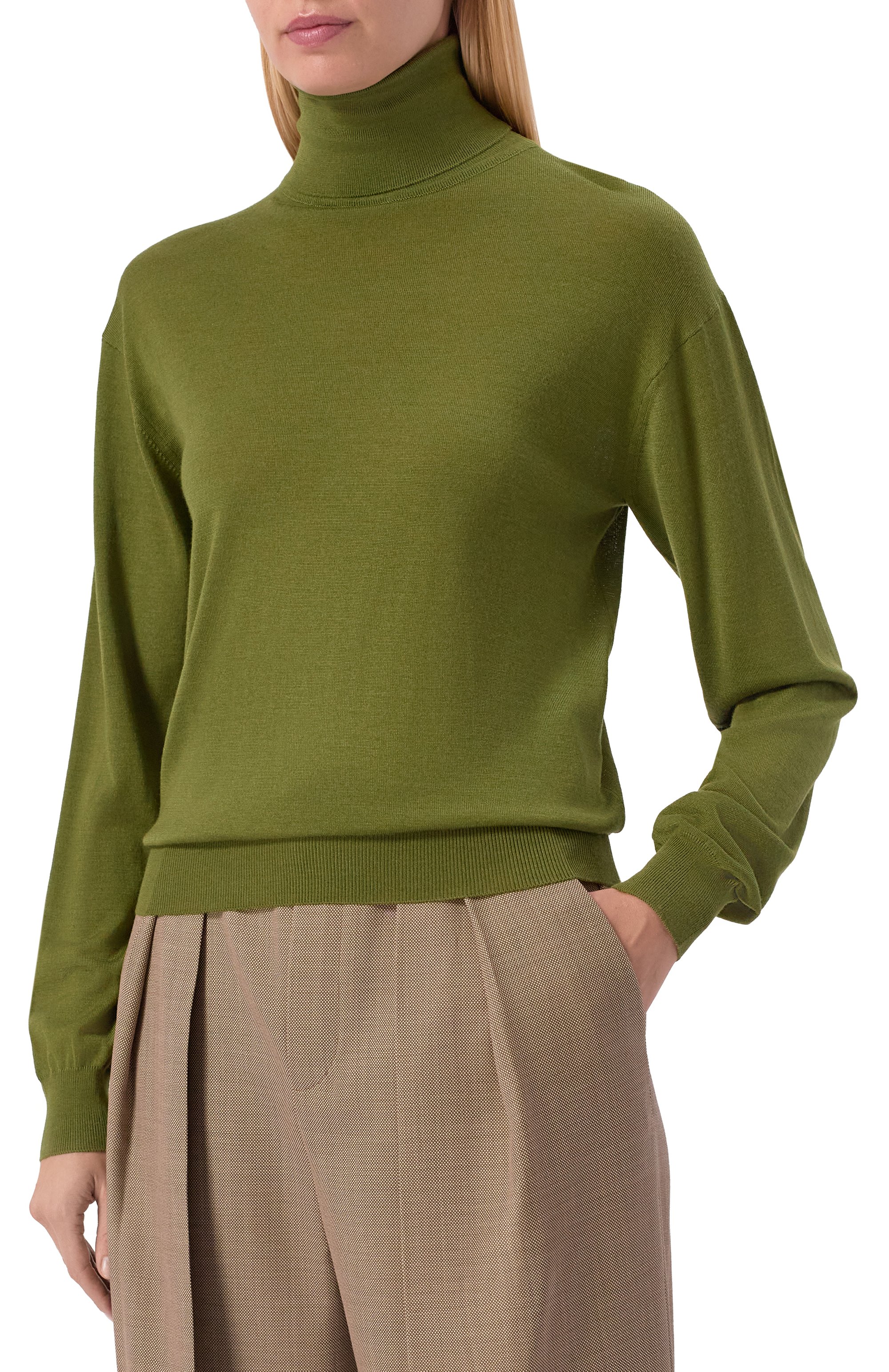 Водолазка из шерсти и кашемира SAINT LAURENT, арт. 840802/YAPK2, фото 3