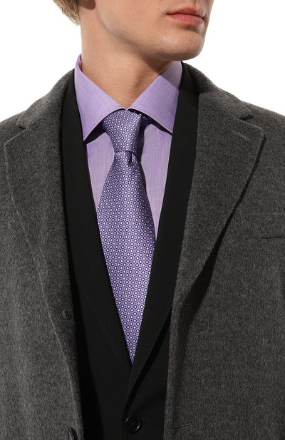 Шелковый галстук STEFANO RICCI сиреневого цвета по цене 30850 руб., арт. CXL/51503, фото 2 Шелковый галстук STEFANO RICCI, арт. CXL/51503, фото 2