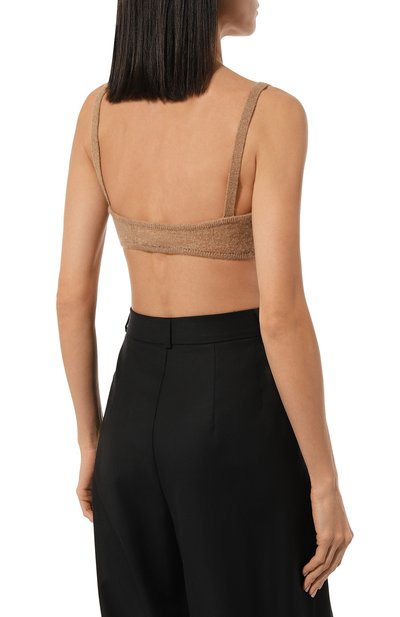 Кашемировый топ KHAITE бежевого цвета по цене 64150 руб., арт. 8252605/EDA, фото 4 Кашемировый топ KHAITE, арт. 8252605/EDA, фото 4