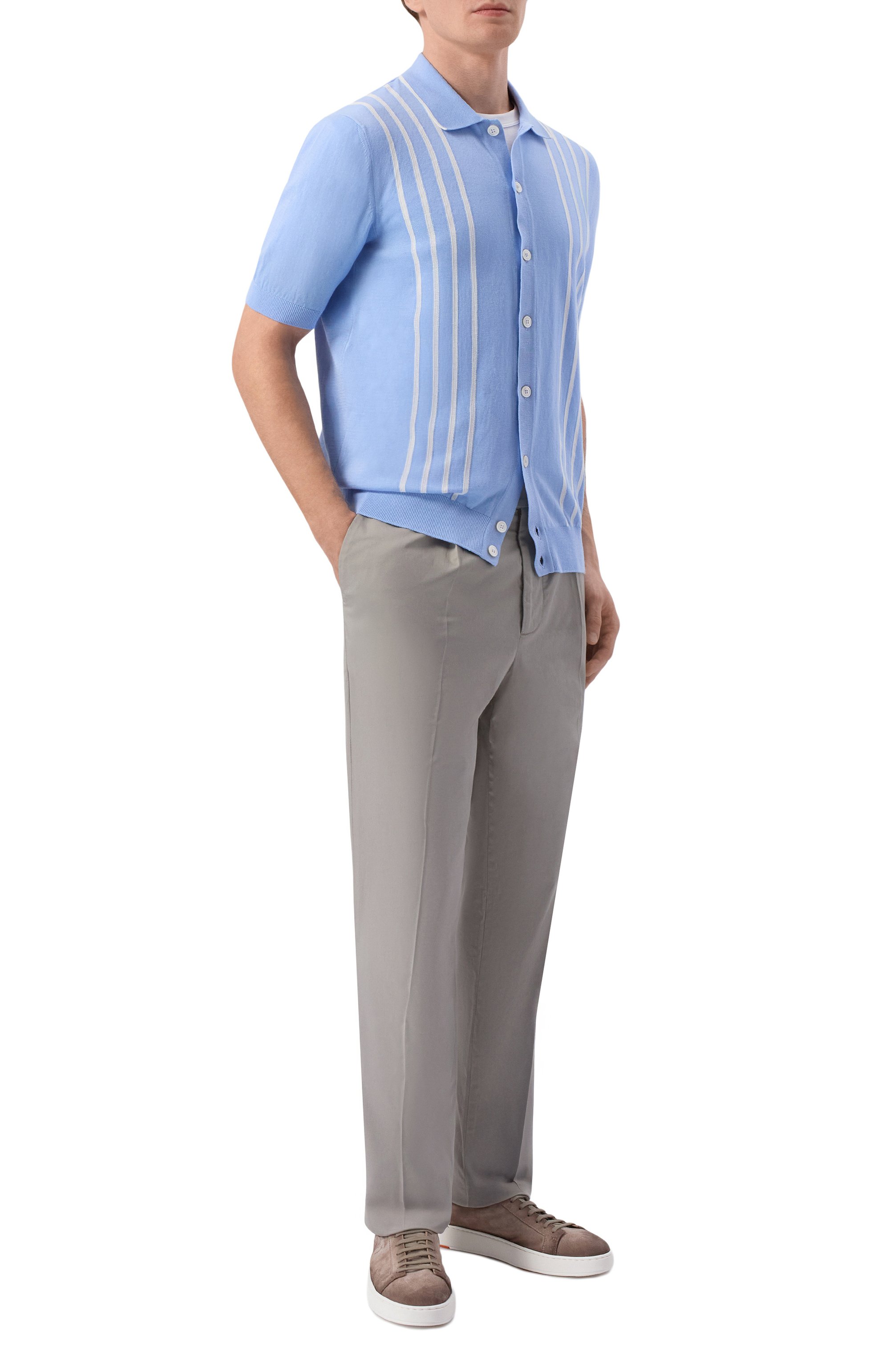 Хлопковая рубашка GRAN SASSO, арт. 59135/18066, фото 2