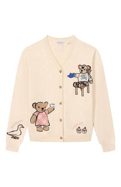 Кардиган из хлопка и кашемира BURBERRY, арт. 8125916