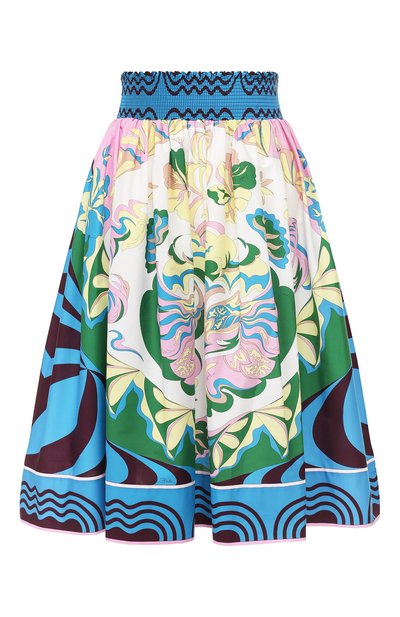 Женская хлопковая юбка EMILIO PUCCI, арт. 0ERW08/0E861