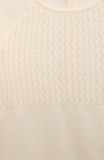 Кашемировый комбинезон TARTINE ET CHOCOLAT кремового цвета по цене 23700 руб., арт. TZ32040, фото 3 Кашемировый комбинезон TARTINE ET CHOCOLAT, арт. TZ32040, фото 3