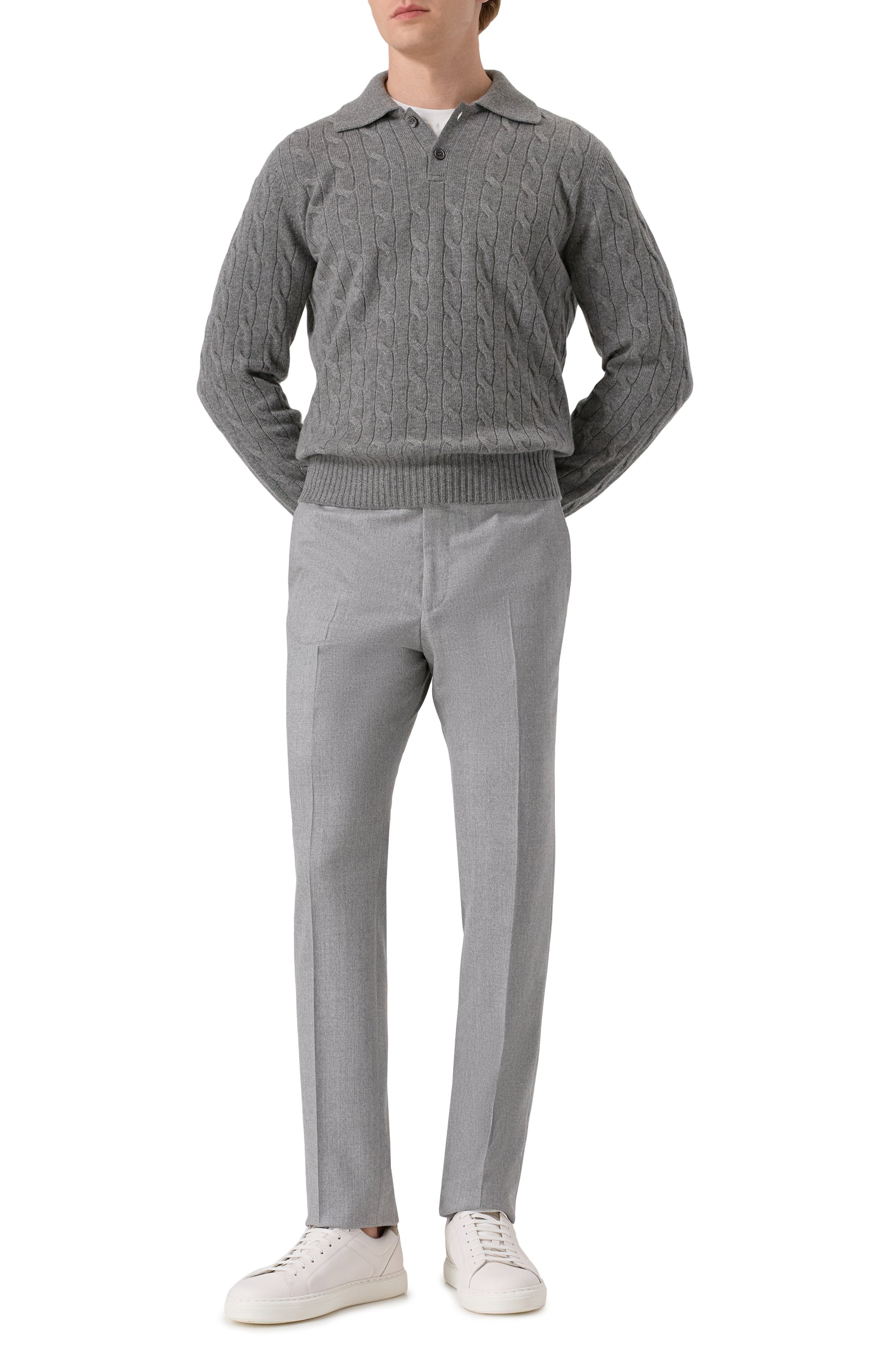 Шерстяные брюки CORNELIANI, арт. 265B01-2618111, фото 2