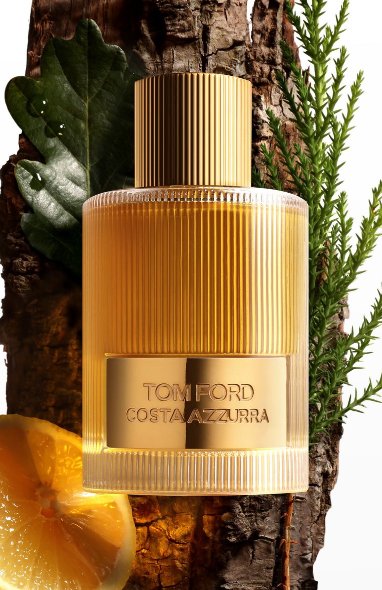 Парфюмерная вода costa azzurra (100ml) TOM FORD бесцветного цвета, арт. T9AW-01 | Фото 2 (Тип продукта - парфюмерия: Парфюмерная вода; Нос: Не проставлено; Региональные ограничения белый список (Axapta Mercury): Не проставлено; Тип аромата: Фужерный; Обьем косметики: 100ml; Ограничения доставки: flammable)