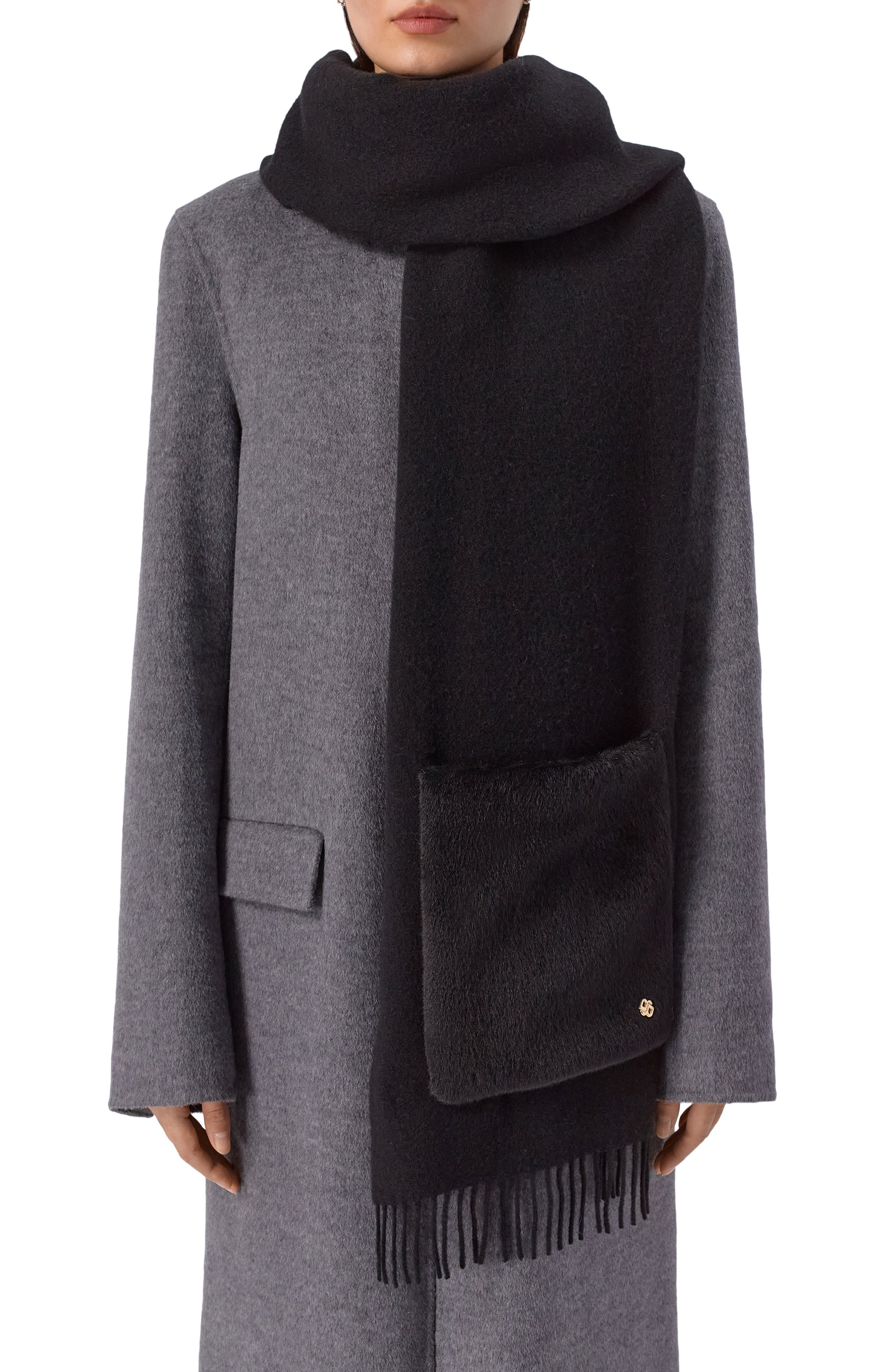 Шерстяной шарф BOSS, арт. 50552112, фото 2