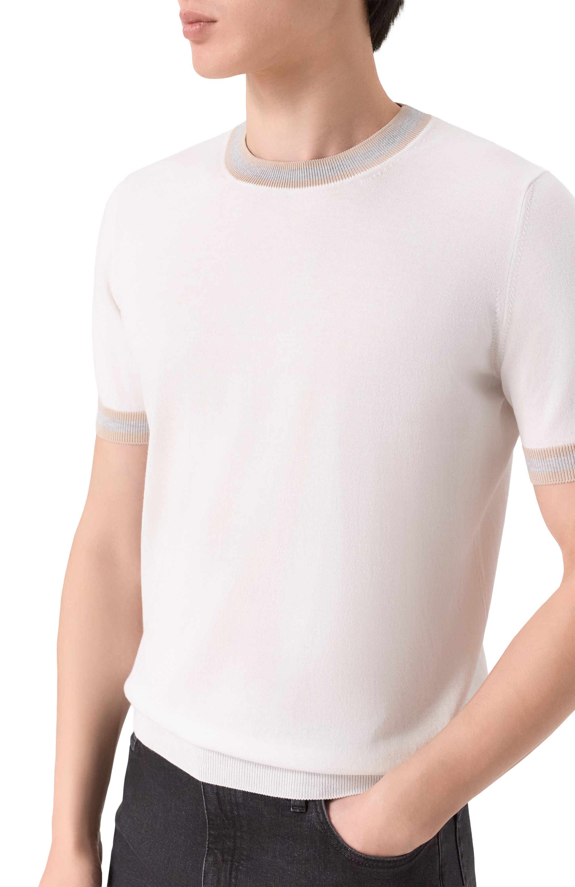 Хлопковый джемпер GRAN SASSO, арт. 57135/20671, фото 5