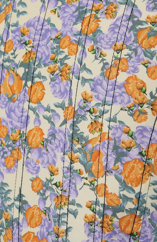 Хлопковый топ-корсет Lug Von Siga Разноцветный, фото 5