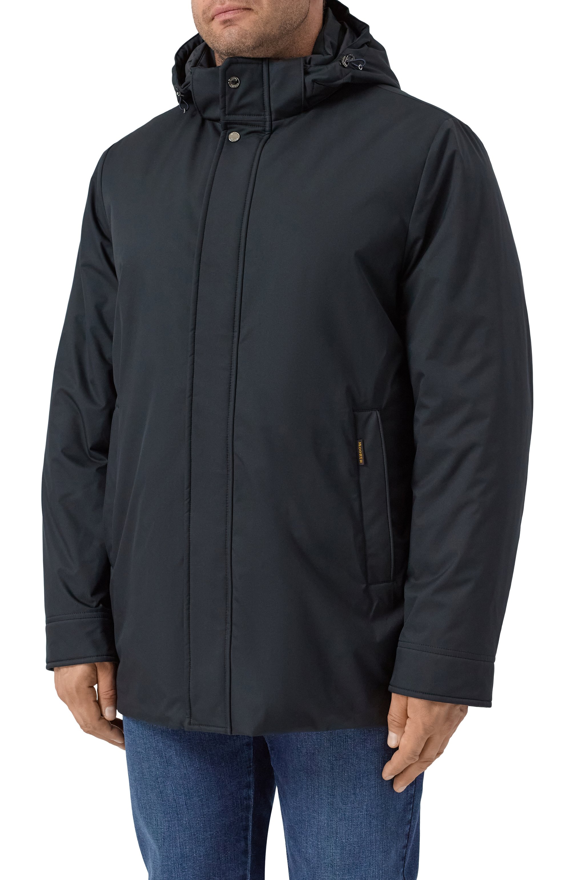 Утепленная куртка petrini-ads MOORER темно-синего цвета по цене 198500 руб., арт. PETRINI/ADS/60-68, фото 3 Утепленная куртка petrini-ads MOORER, арт. PETRINI/ADS/60-68, фото 3