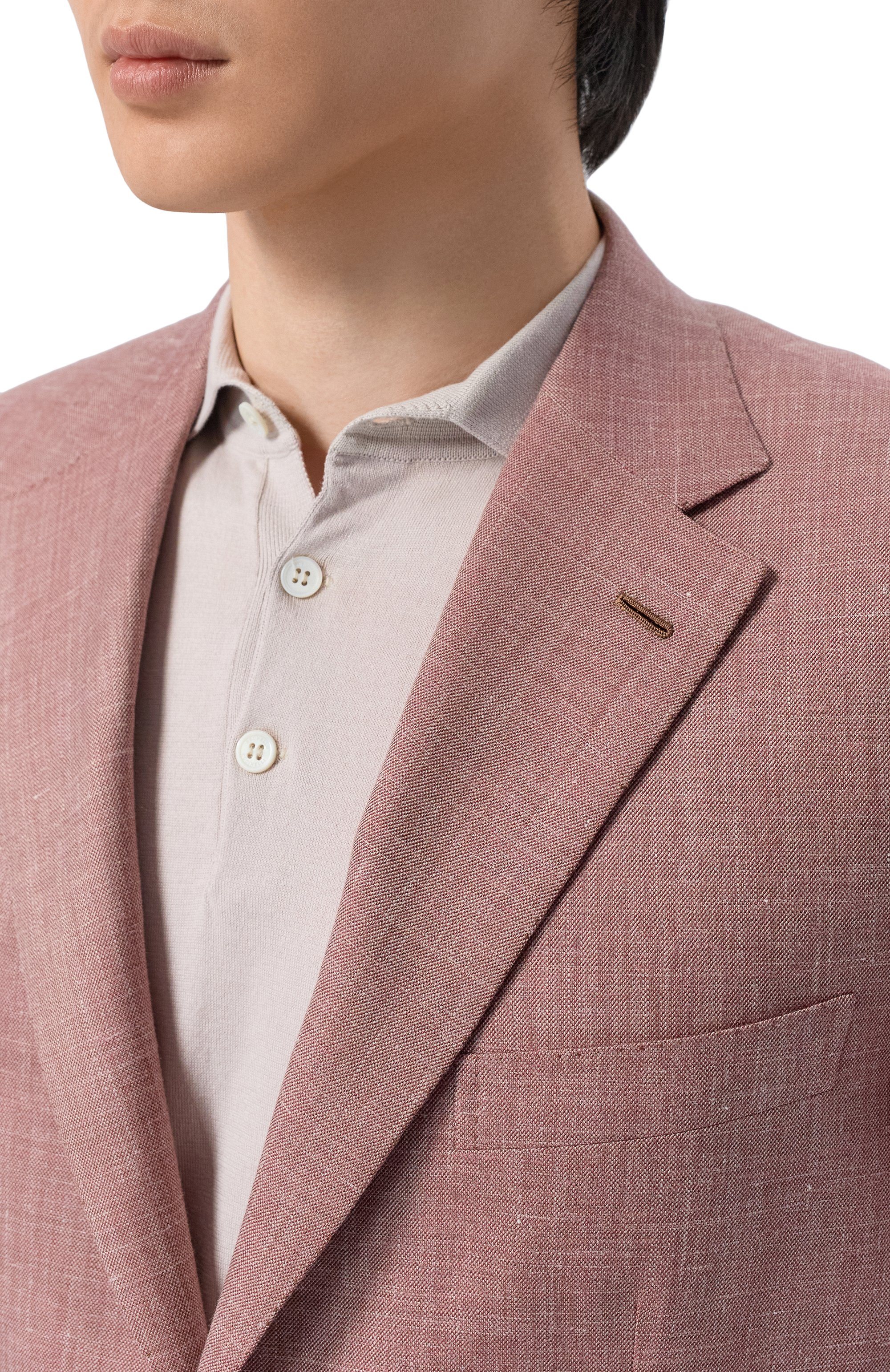 Пиджак из шерсти и шелка BRIONI красного цвета по цене 667000 руб., арт. RG0D0X/PDA13, фото 5 Пиджак из шерсти и шелка BRIONI, арт. RG0D0X/PDA13, фото 5